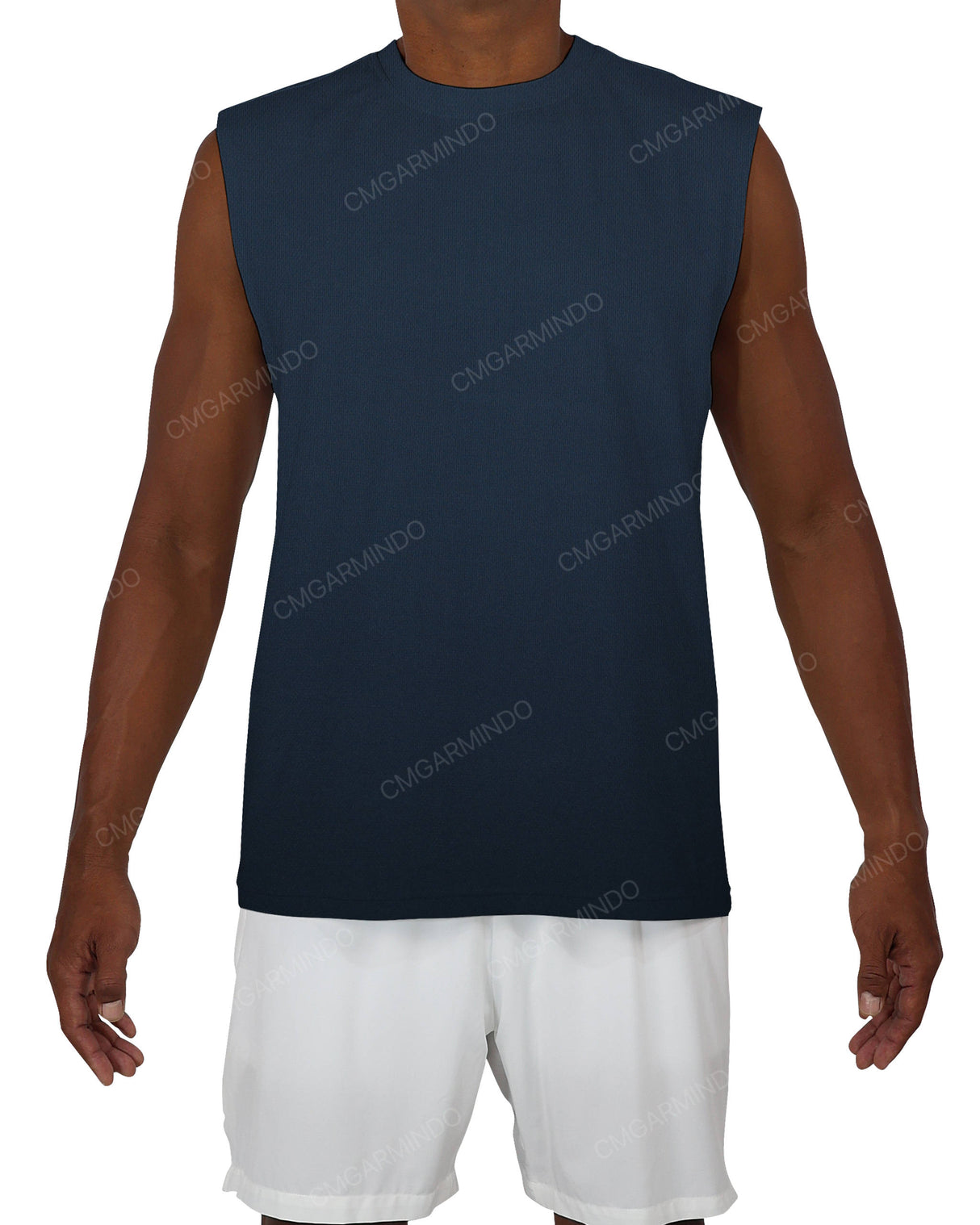 Sleeveless Crew Neck T-Shirt