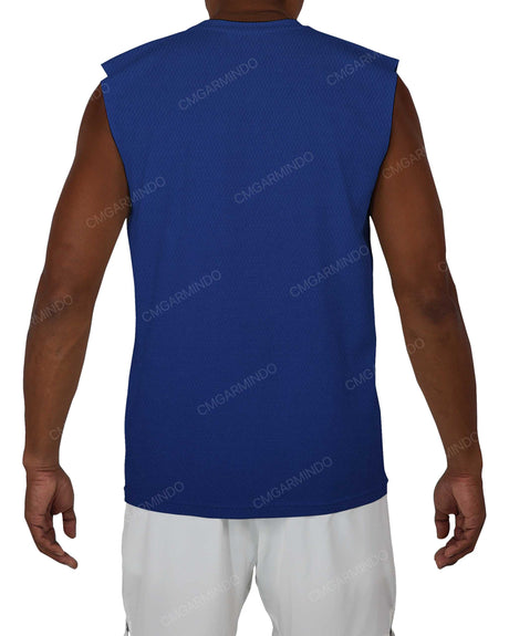 Sleeveless Crew Neck T-Shirt