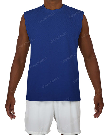 Sleeveless Crew Neck T-Shirt