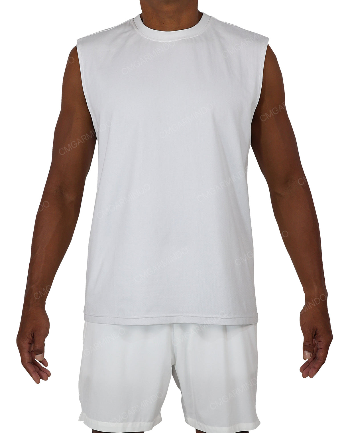 Sleeveless Crew Neck T-Shirt