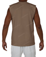 Sleeveless Crew Neck T-Shirt