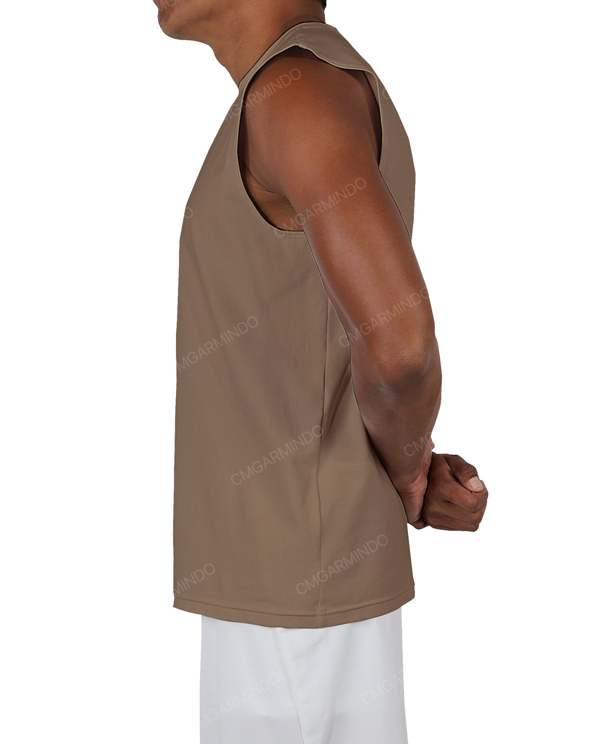 Sleeveless Crew Neck T-Shirt