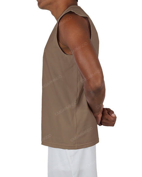 Sleeveless Crew Neck T-Shirt