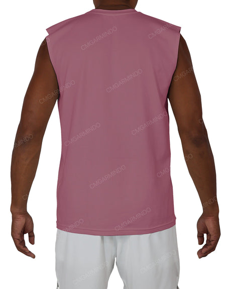 Sleeveless Crew Neck T-Shirt