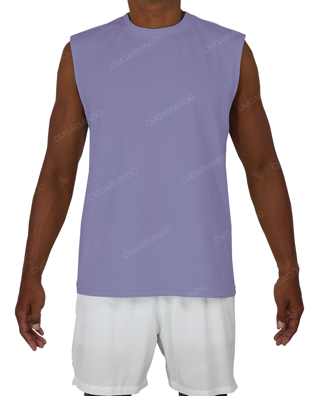Sleeveless Crew Neck T-Shirt