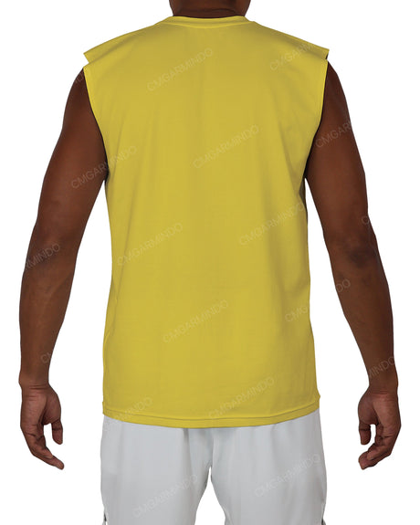 Sleeveless Crew Neck T-Shirt