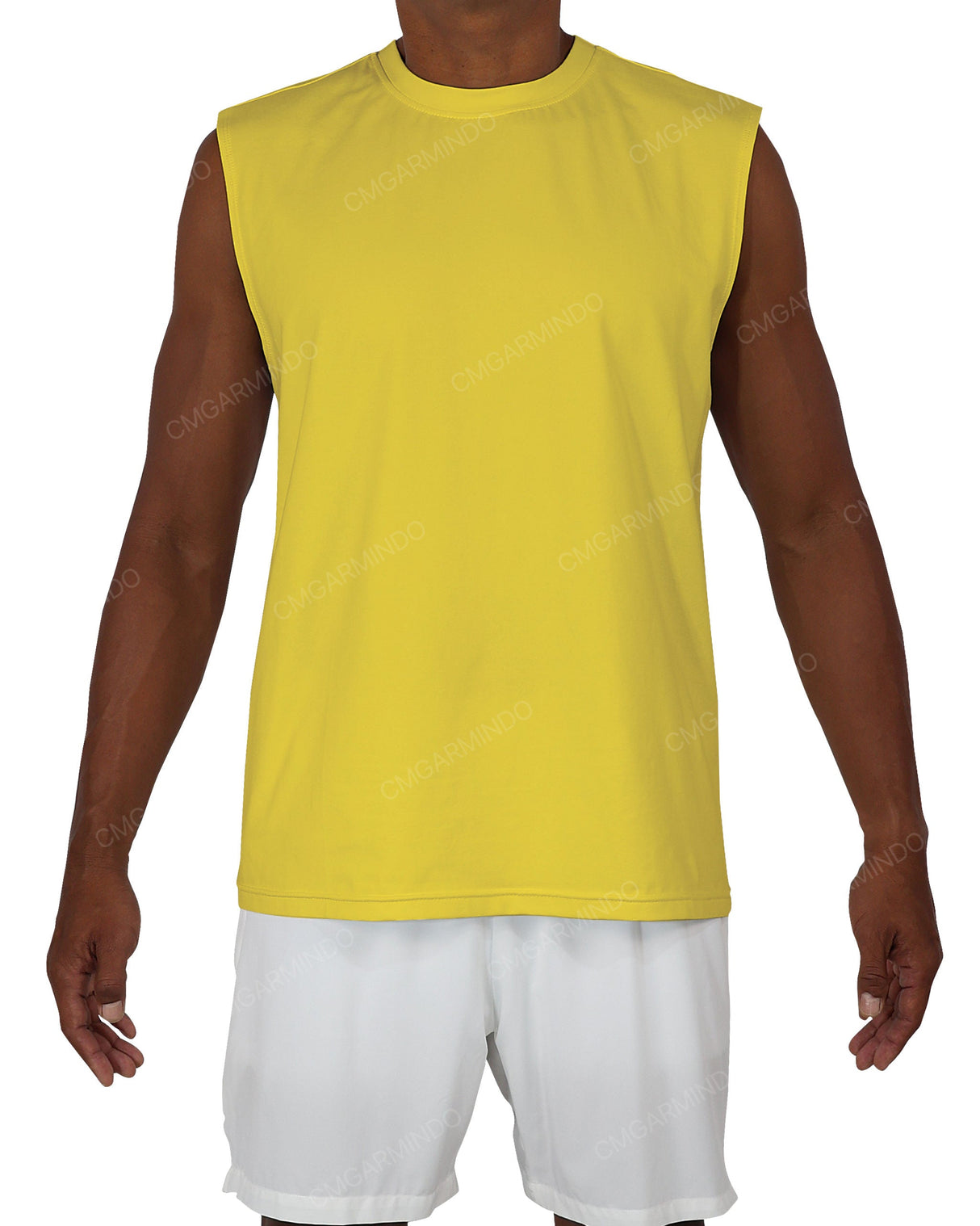 Sleeveless Crew Neck T-Shirt