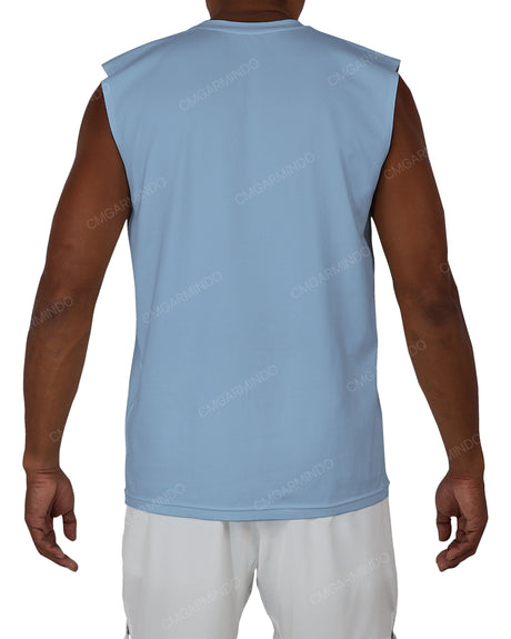 Sleeveless Crew Neck T-Shirt