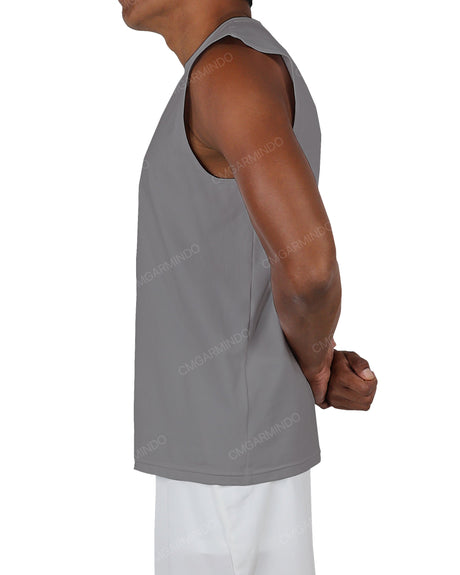 Sleeveless Crew Neck T-Shirt