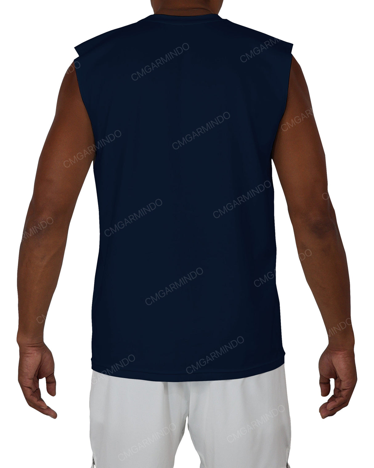 Sleeveless Crew Neck T-Shirt
