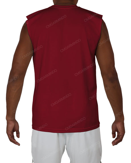 Sleeveless Crew Neck T-Shirt