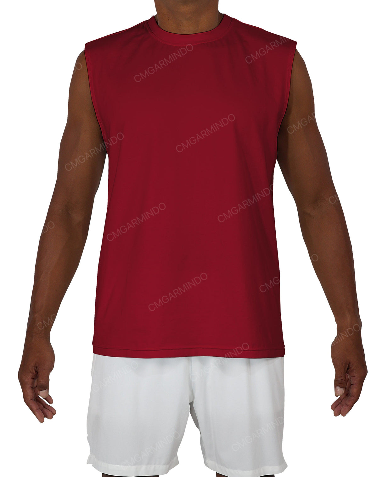 Sleeveless Crew Neck T-Shirt