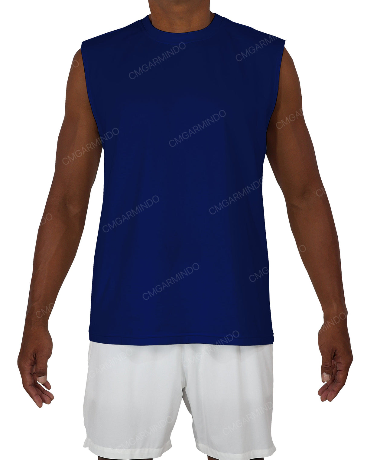 Sleeveless Crew Neck T-Shirt