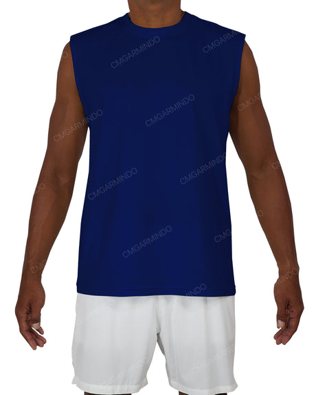 Sleeveless Crew Neck T-Shirt
