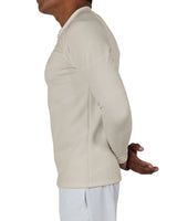 Fitted 1/4 Zip Long Sleeve Raglan T-Shirt