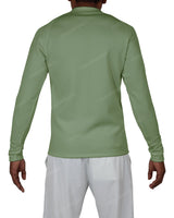 Fitted 1/4 Zip Long Sleeve Raglan T-Shirt