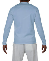 Fitted 1/4 Zip Long Sleeve Raglan T-Shirt