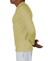 Fitted 1/4 Zip Long Sleeve Raglan T-Shirt