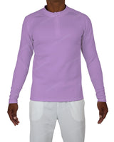 Fitted 1/4 Zip Long Sleeve Raglan T-Shirt