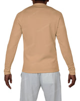 Fitted 1/4 Zip Long Sleeve Raglan T-Shirt