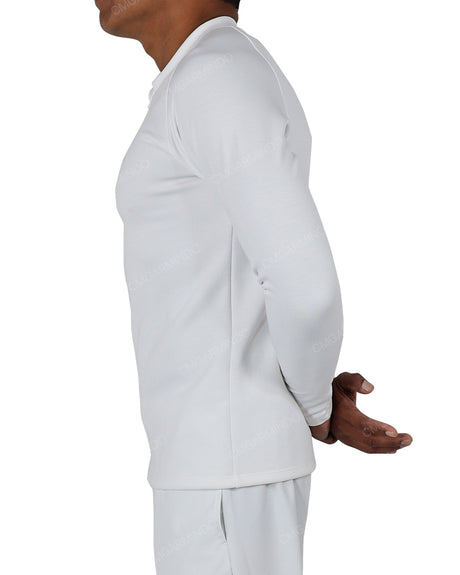 Fitted 1/4 Zip Long Sleeve Raglan T-Shirt