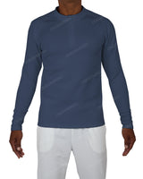 Fitted 1/4 Zip Long Sleeve Raglan T-Shirt