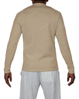 Fitted 1/4 Zip Long Sleeve Raglan T-Shirt