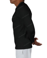 Fitted 1/4 Zip Long Sleeve Raglan T-Shirt