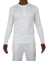 Fitted 1/4 Zip Long Sleeve Raglan T-Shirt