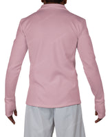 High Neck Long Sleeve Zip Up Top