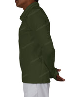 High Neck Long Sleeve Zip Up Top