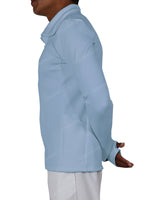 High Neck Long Sleeve Zip Up Top