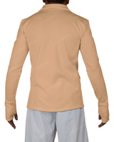 High Neck Long Sleeve Zip Up Top