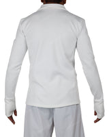 High Neck Long Sleeve Zip Up Top