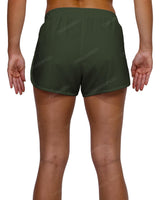 Elastic Waist Dolphin Hem Shorts