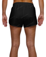 Elastic Waist Dolphin Hem Shorts