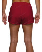 Elastic Waist Dolphin Hem Shorts