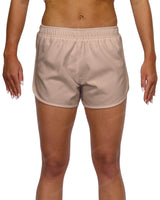 Elastic Waist Dolphin Hem Shorts