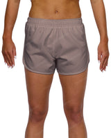 Elastic Waist Dolphin Hem Shorts
