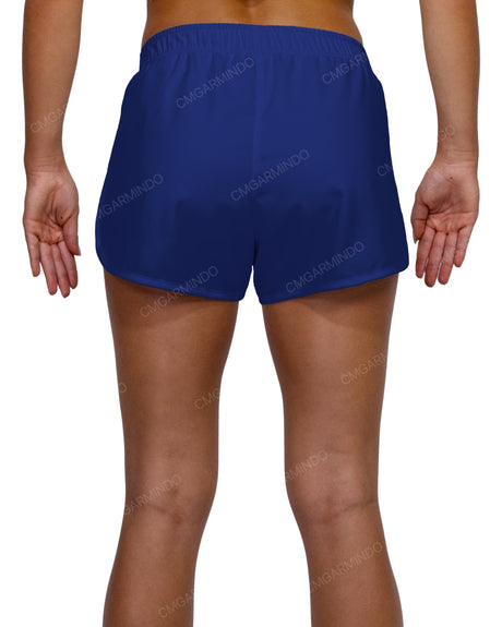 Elastic Waist Dolphin Hem Shorts