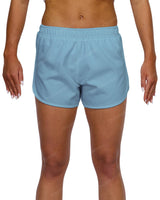 Elastic Waist Dolphin Hem Shorts