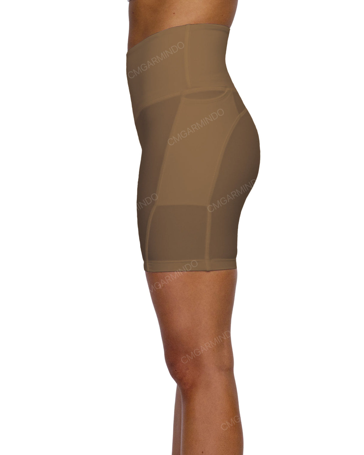High Rise Multipanel Shorts