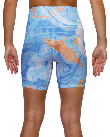 High Rise Multipanel Shorts