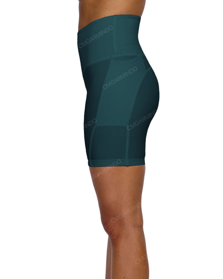 High Rise Multipanel Shorts