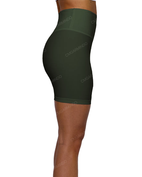 High Rise V-Back Shorts