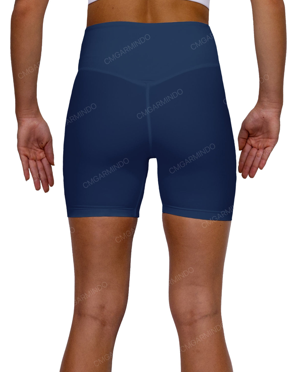 High Rise V-Back Shorts