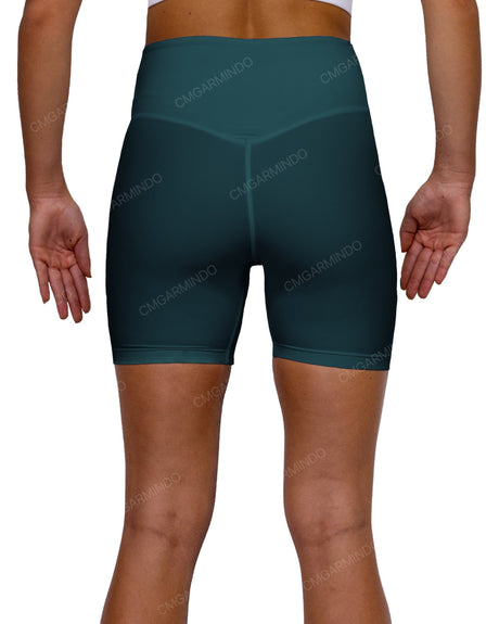 High Rise V-Back Shorts