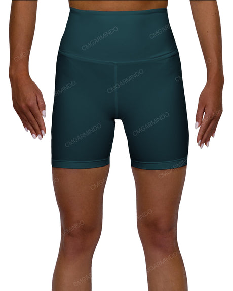 High Rise V-Back Shorts