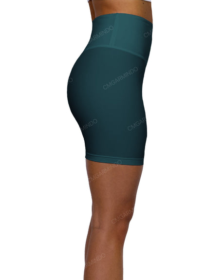High Rise V-Back Shorts