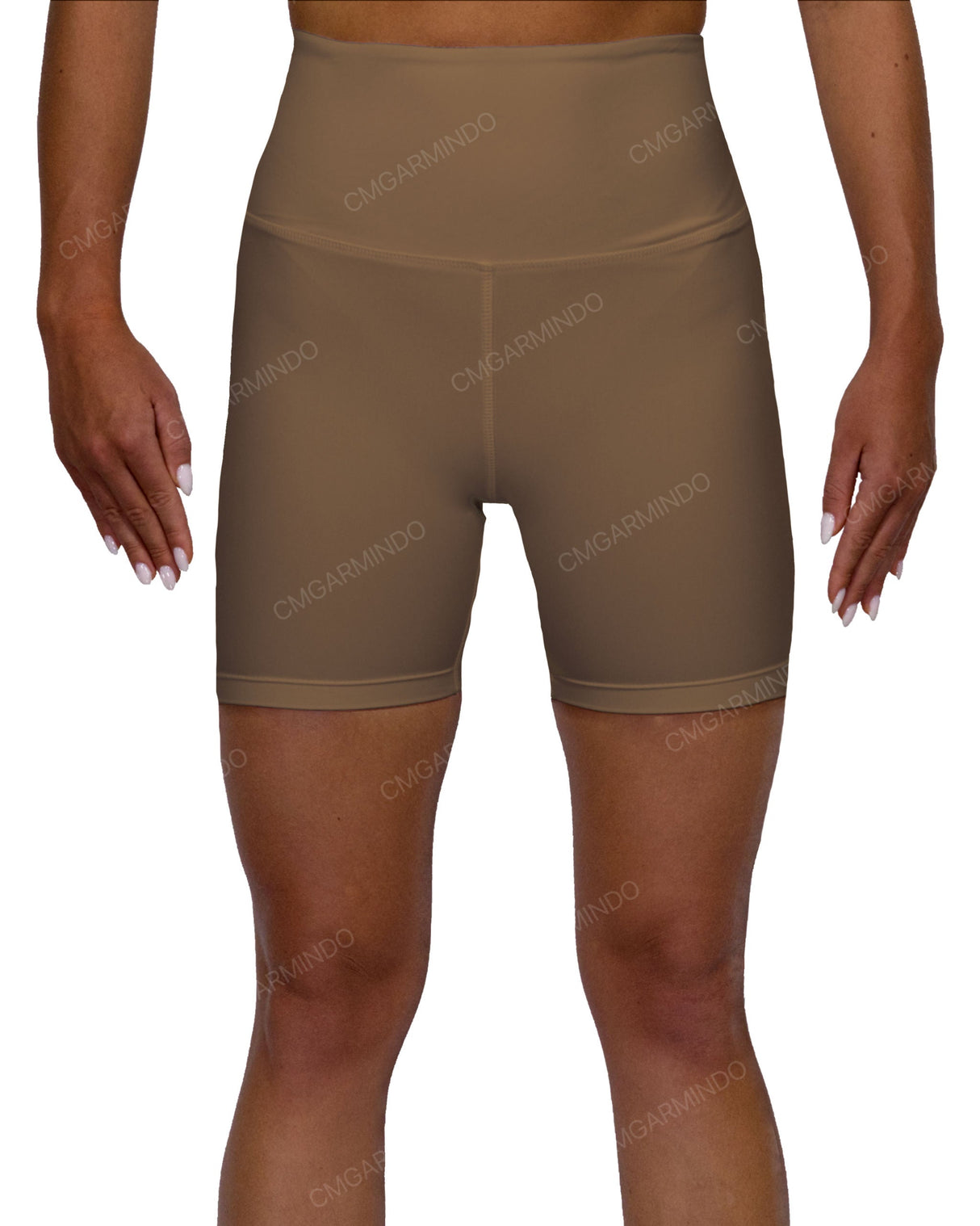 High Rise V-Back Shorts